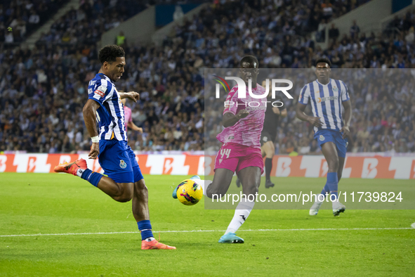 Namaso of FC Porto plays in the Portuguese Premier League soccer match against Estoril at the Estadio do Dragao in Porto, Portugal, on Novem...