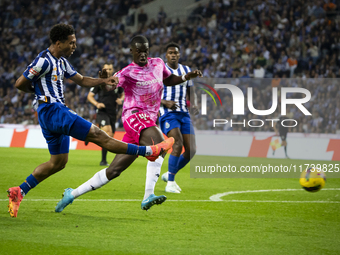 Namaso of FC Porto plays in the Portuguese Premier League soccer match against Estoril at the Estadio do Dragao in Porto, Portugal, on Novem...