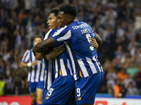 Namaso celebrates after scoring a goal for FC Porto during the Portuguese Primeira Liga soccer match against Estoril at Estadio do Dragao in...