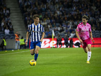 Martim Fernandes of FC Porto plays in the Portuguese Premier League soccer match against Estoril at the Estadio do Dragao in Porto, Portugal...