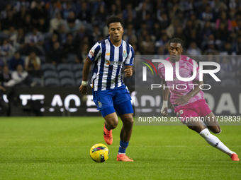 Namaso of FC Porto plays in the Portuguese Premier League soccer match against Estoril at the Estadio do Dragao in Porto, Portugal, on Novem...