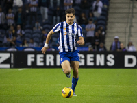 Francisco Moura of FC Porto plays in the Portuguese Premier League soccer match against Estoril at the Estadio do Dragao in Porto, Portugal,...