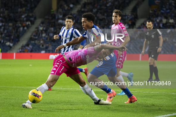 Namaso of FC Porto plays in the Portuguese Premier League soccer match against Estoril at the Estadio do Dragao in Porto, Portugal, on Novem...