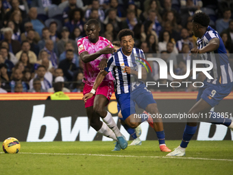 Namaso of FC Porto plays in the Portuguese Premier League soccer match against Estoril at the Estadio do Dragao in Porto, Portugal, on Novem...