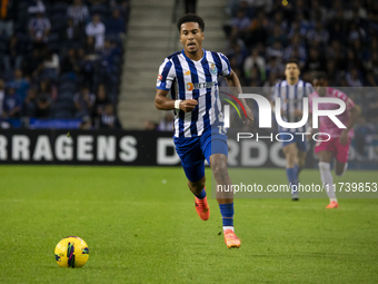 Namaso of FC Porto plays in the Portuguese Premier League soccer match against Estoril at the Estadio do Dragao in Porto, Portugal, on Novem...