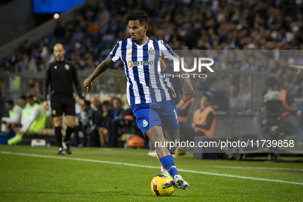 Galeno of FC Porto plays in the Portuguese Premier League soccer match against Estoril at the Estadio do Dragao in Porto, Portugal, on Novem...