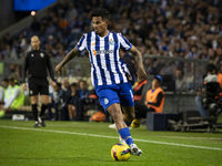 Galeno of FC Porto plays in the Portuguese Premier League soccer match against Estoril at the Estadio do Dragao in Porto, Portugal, on Novem...