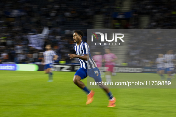 Namaso of FC Porto plays in the Portuguese Premier League soccer match against Estoril at the Estadio do Dragao in Porto, Portugal, on Novem...