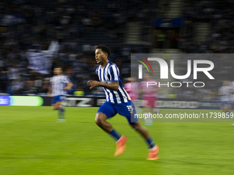 Namaso of FC Porto plays in the Portuguese Premier League soccer match against Estoril at the Estadio do Dragao in Porto, Portugal, on Novem...