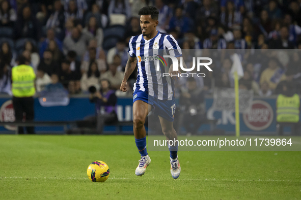 Galeno of FC Porto plays in the Portuguese Premier League soccer match against Estoril at the Estadio do Dragao in Porto, Portugal, on Novem...