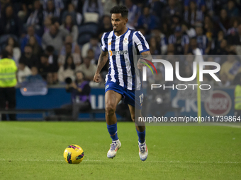 Galeno of FC Porto plays in the Portuguese Premier League soccer match against Estoril at the Estadio do Dragao in Porto, Portugal, on Novem...