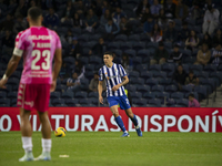 Perez of FC Porto plays in the Portuguese Premier League soccer match against Estoril at the Estadio do Dragao in Porto, Portugal, on Novemb...