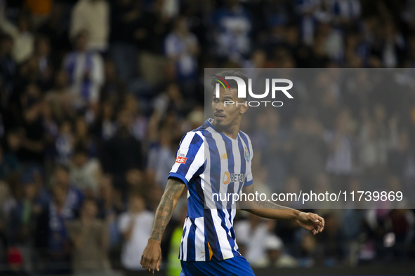 Galeno of FC Porto plays in the Portuguese Premier League soccer match against Estoril at the Estadio do Dragao in Porto, Portugal, on Novem...