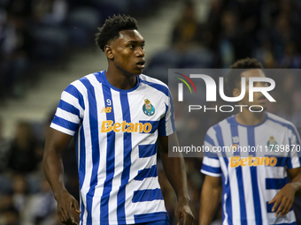 Samu takes part in the Portuguese Primeira Liga soccer match against Estoril at Estadio do Dragao in Porto, Portugal, on November 3, 2024. (