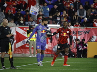 New York Red Bulls goalkeeper Carlos Coronel celebrates victory in Harris, New Jersey, on November 3, 2024. The dramatic shootout turns into...