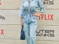 Brianna Brown arrives at Netflix's Poguelandia 2024 Event Celebrating 'Outer Banks' Season 4 Part 2 held at Barker Hangar on November 2, 202...