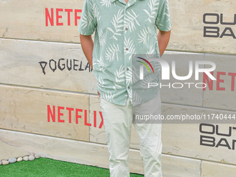 Parker Seidel arrives at Netflix's Poguelandia 2024 Event Celebrating 'Outer Banks' Season 4 Part 2 held at Barker Hangar on November 2, 202...