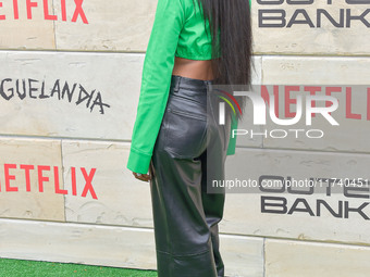 Carlacia Grant arrives at Netflix's Poguelandia 2024 Event Celebrating 'Outer Banks' Season 4 Part 2 held at Barker Hangar on November 2, 20...