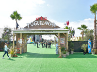 A general view of atmosphere at Netflix's Poguelandia 2024 Event Celebrating 'Outer Banks' Season 4 Part 2 held at Barker Hangar on November...