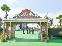 A general view of atmosphere at Netflix's Poguelandia 2024 Event Celebrating 'Outer Banks' Season 4 Part 2 held at Barker Hangar on November...