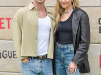 Chase Stokes and girlfriend Kelsea Ballerini arrive at Netflix's Poguelandia 2024 Event Celebrating 'Outer Banks' Season 4 Part 2 held at Ba...