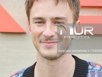 Drew Starkey arrives at Netflix's Poguelandia 2024 Event Celebrating 'Outer Banks' Season 4 Part 2 held at Barker Hangar on November 2, 2024...