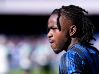 Ademola Lookman of Atalanta BC looks on during the serie Serie A Enilive match between SSC Napoli and Atalanta BC at Stadio Diego Armando Ma...