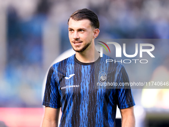 Lazar Samardzic of Atalanta BC looks on during the serie Serie A Enilive match between SSC Napoli and Atalanta BC at Stadio Diego Armando Ma...