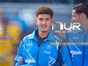 Giovanni Di Lorenzo of SSC Napoli looks on during the serie Serie A Enilive match between SSC Napoli and Atalanta BC at Stadio Diego Armando...