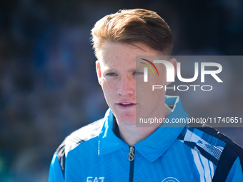 Scott McTominay of SSC Napoli looks on during the serie Serie A Enilive match between SSC Napoli and Atalanta BC at Stadio Diego Armando Mar...