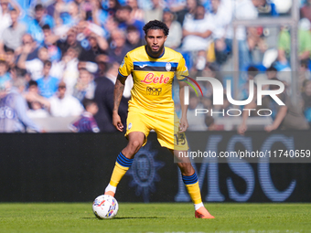 Ederson of Atalanta BC during the serie Serie A Enilive match between SSC Napoli and Atalanta BC at Stadio Diego Armando Maradona on Novembe...