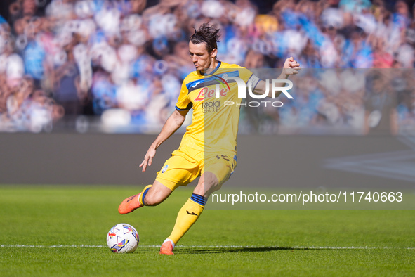 Marten de Roon of Atalanta BC during the serie Serie A Enilive match between SSC Napoli and Atalanta BC at Stadio Diego Armando Maradona on...