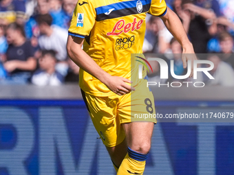 Mario Pasalic of Atalanta BC during the serie Serie A Enilive match between SSC Napoli and Atalanta BC at Stadio Diego Armando Maradona on N...