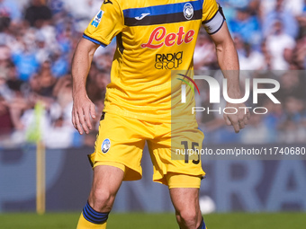 Marten de Roon of Atalanta BC during the serie Serie A Enilive match between SSC Napoli and Atalanta BC at Stadio Diego Armando Maradona on...