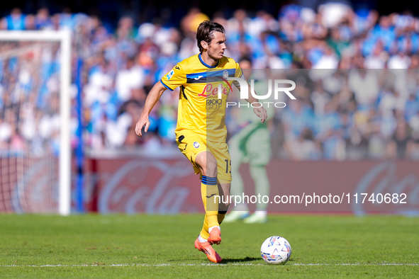 Marten de Roon of Atalanta BC during the serie Serie A Enilive match between SSC Napoli and Atalanta BC at Stadio Diego Armando Maradona on...