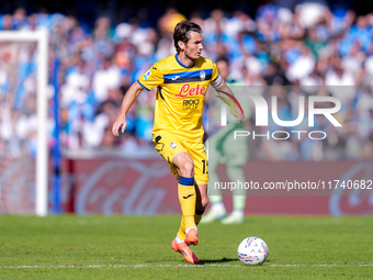 Marten de Roon of Atalanta BC during the serie Serie A Enilive match between SSC Napoli and Atalanta BC at Stadio Diego Armando Maradona on...