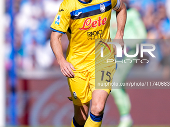 Marten de Roon of Atalanta BC during the serie Serie A Enilive match between SSC Napoli and Atalanta BC at Stadio Diego Armando Maradona on...