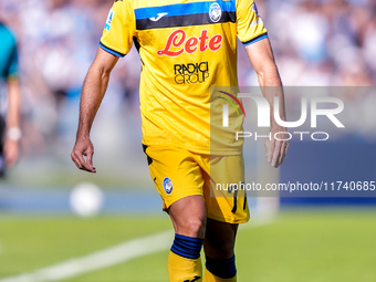 Davide Zappacosta of Atalanta BC during the serie Serie A Enilive match between SSC Napoli and Atalanta BC at Stadio Diego Armando Maradona...