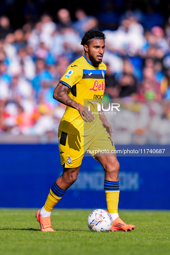 Ederson of Atalanta BC during the serie Serie A Enilive match between SSC Napoli and Atalanta BC at Stadio Diego Armando Maradona on Novembe...