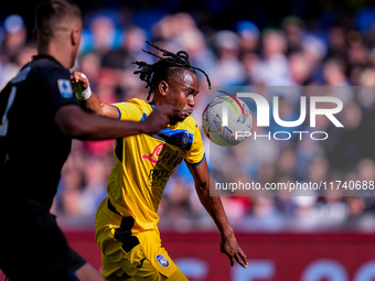 Ademola Lookman of Atalanta BC during the serie Serie A Enilive match between SSC Napoli and Atalanta BC at Stadio Diego Armando Maradona on...