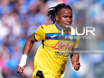 Ademola Lookman of Atalanta BC during the serie Serie A Enilive match between SSC Napoli and Atalanta BC at Stadio Diego Armando Maradona on...