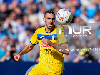 Davide Zappacosta of Atalanta BC during the serie Serie A Enilive match between SSC Napoli and Atalanta BC at Stadio Diego Armando Maradona...