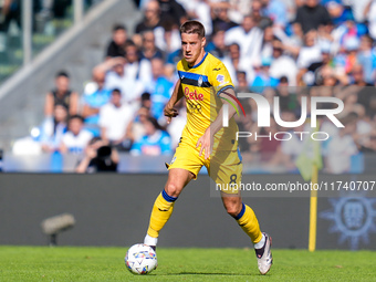 Mario Pasalic of Atalanta BC during the serie Serie A Enilive match between SSC Napoli and Atalanta BC at Stadio Diego Armando Maradona on N...