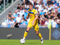 Mario Pasalic of Atalanta BC during the serie Serie A Enilive match between SSC Napoli and Atalanta BC at Stadio Diego Armando Maradona on N...