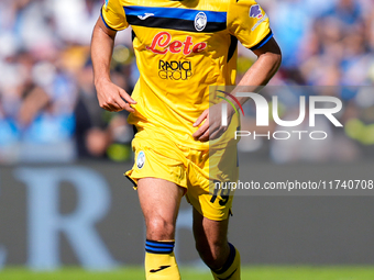 Berat Djimsiti of Atalanta BC during the serie Serie A Enilive match between SSC Napoli and Atalanta BC at Stadio Diego Armando Maradona on...