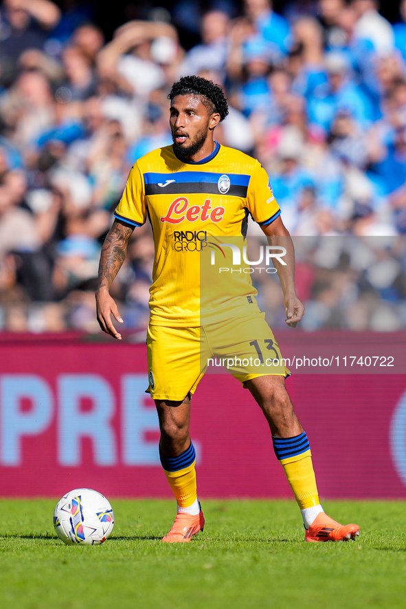 Ederson of Atalanta BC during the serie Serie A Enilive match between SSC Napoli and Atalanta BC at Stadio Diego Armando Maradona on Novembe...