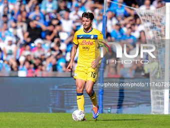 Berat Djimsiti of Atalanta BC during the serie Serie A Enilive match between SSC Napoli and Atalanta BC at Stadio Diego Armando Maradona on...