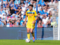 Berat Djimsiti of Atalanta BC during the serie Serie A Enilive match between SSC Napoli and Atalanta BC at Stadio Diego Armando Maradona on...