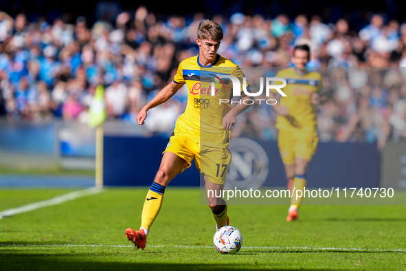 Charles De Ketelaere of Atalanta BC during the serie Serie A Enilive match between SSC Napoli and Atalanta BC at Stadio Diego Armando Marado...