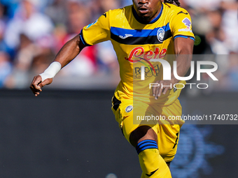 Ademola Lookman of Atalanta BC during the serie Serie A Enilive match between SSC Napoli and Atalanta BC at Stadio Diego Armando Maradona on...